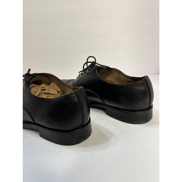 Banana Republic Italian leather Ortholite Oxford dress shoes  11M Tuxedo Preppy main image 16